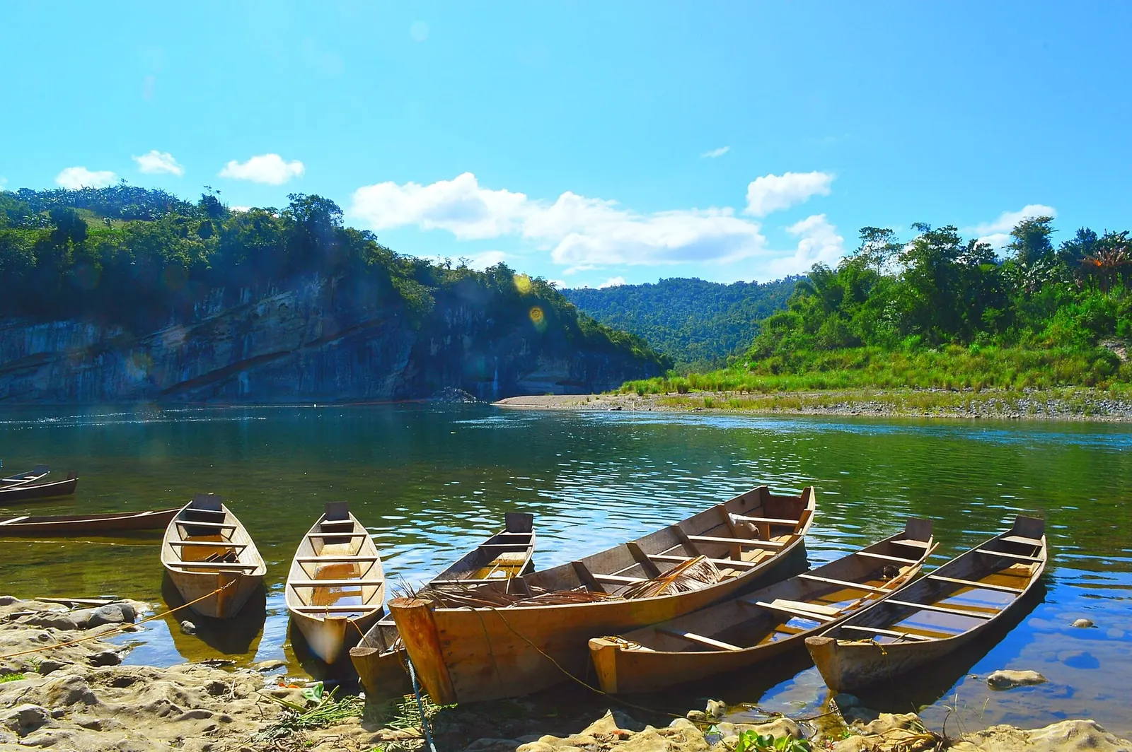 A river landscape in Quirino province