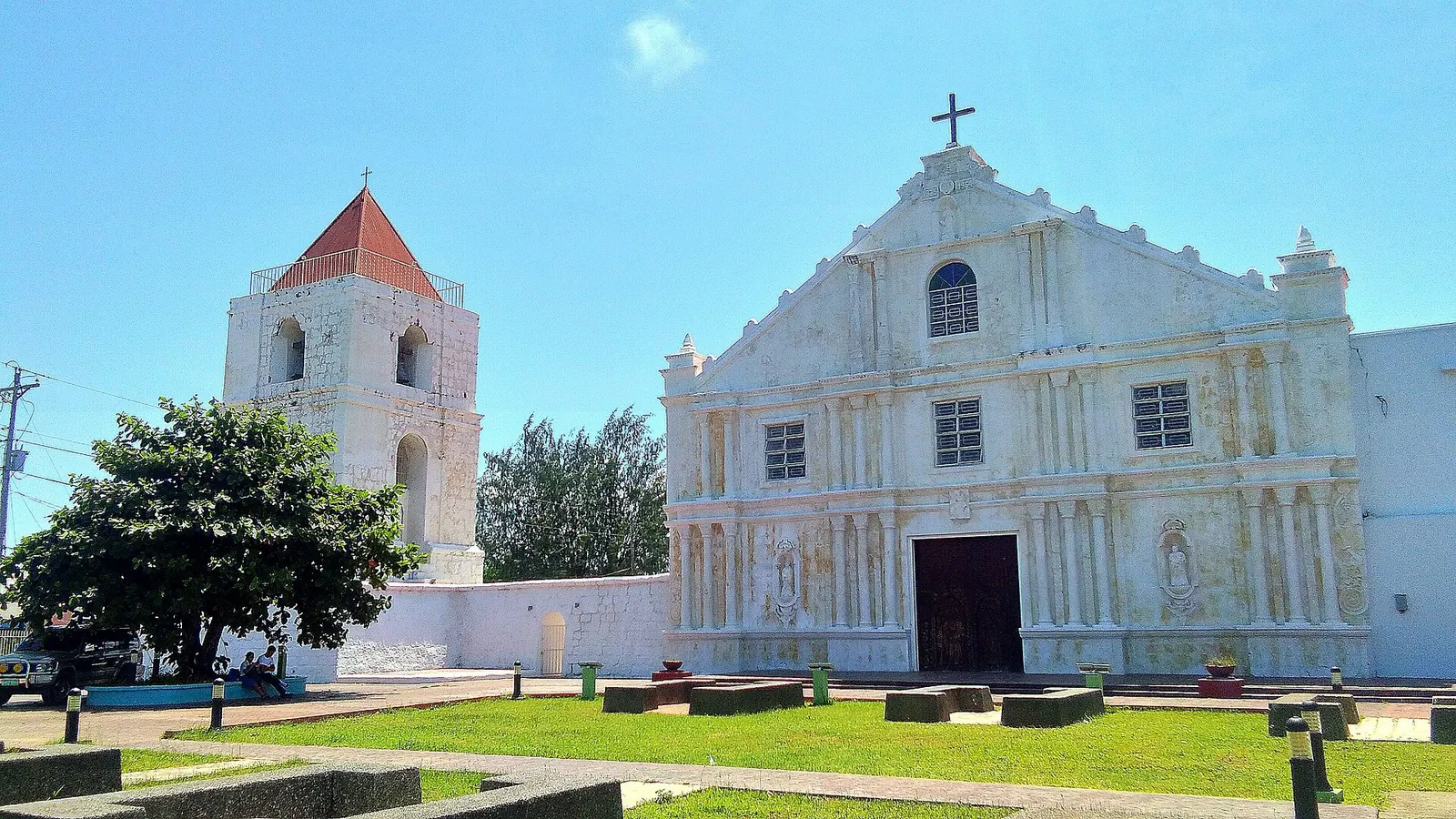 The restored Immaculate Conception Church in Guiuan, Eastern Samar, photographed in 2019