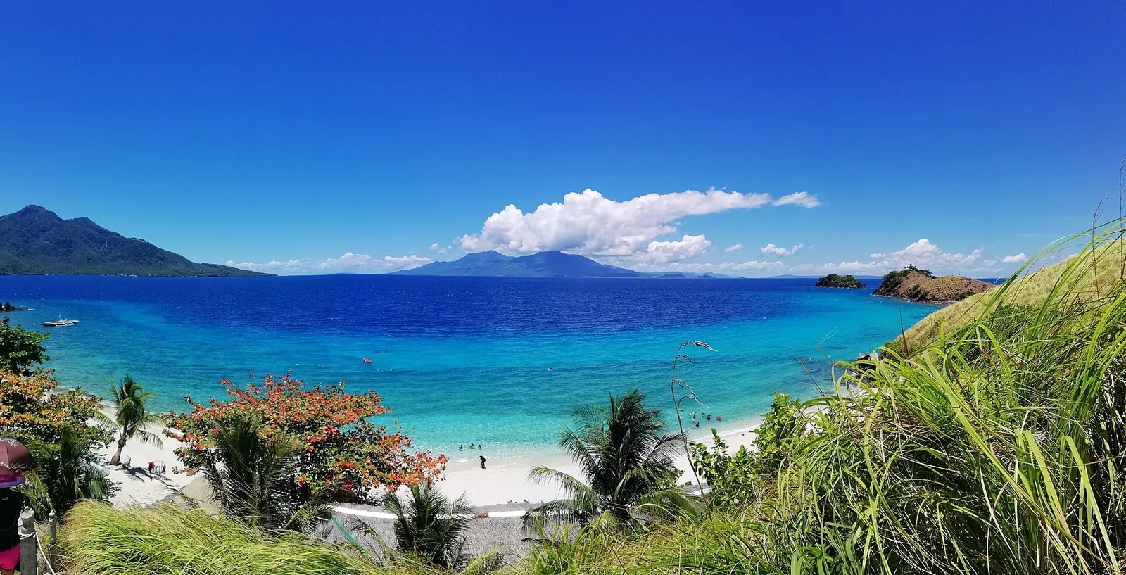 Sambawan Island viewed from its hilltop lookout, Biliran
