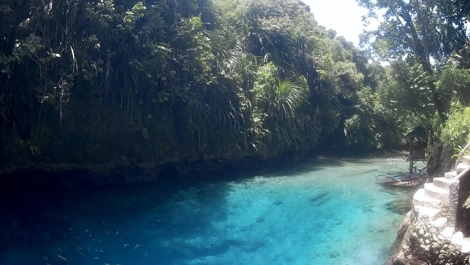 The Hinatuan Enchanted River in Surigao del Sur