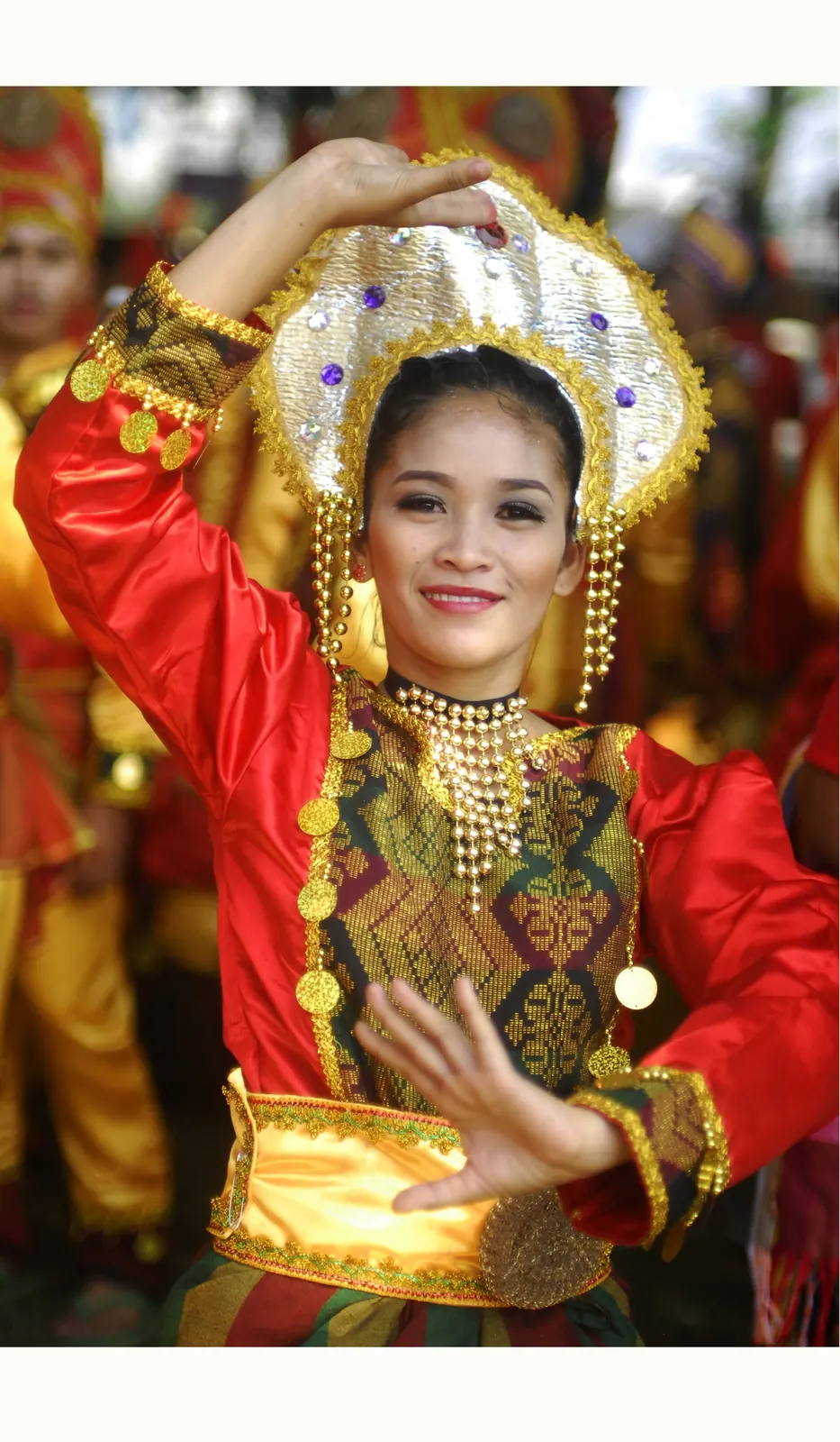 An Inaul festival participant in Datu Piang, Maguindanao