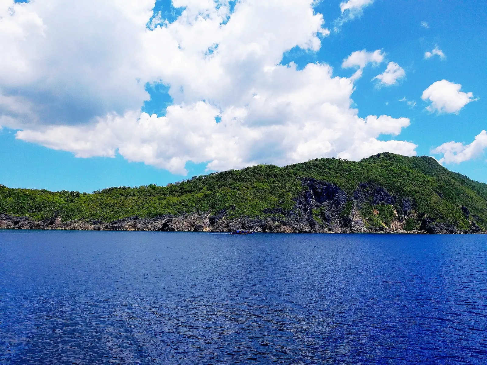 The coastal landscape of Ticao Island, Masbate
