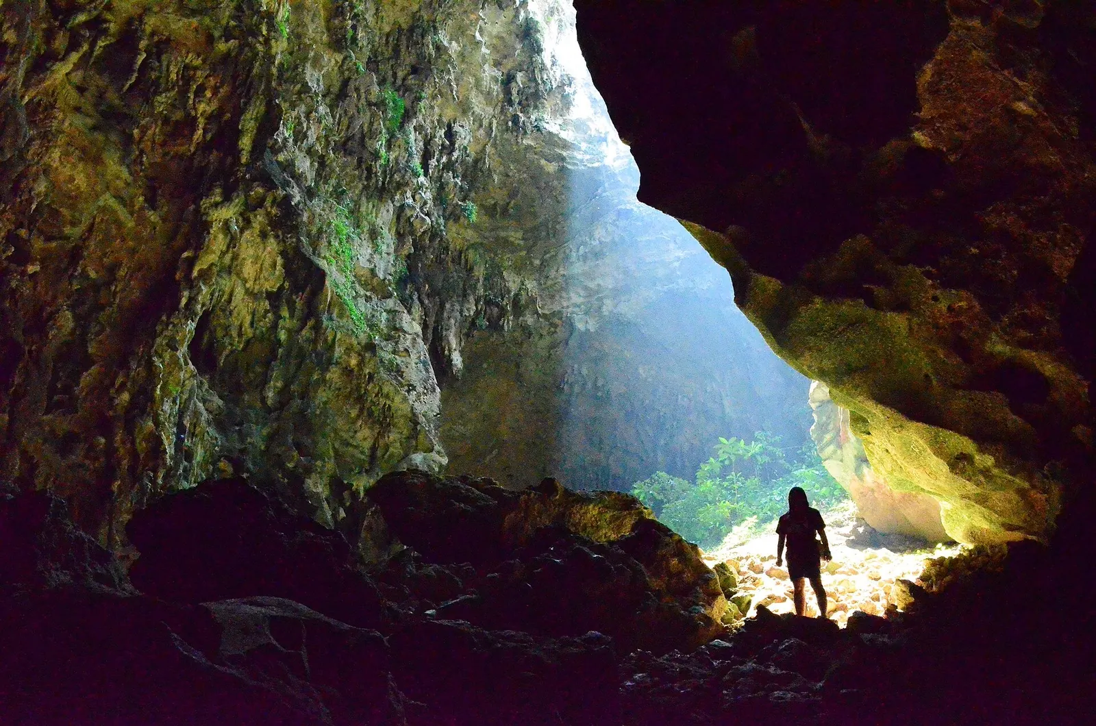 Light entering Callao Cave in Peñablanca, Cagayan