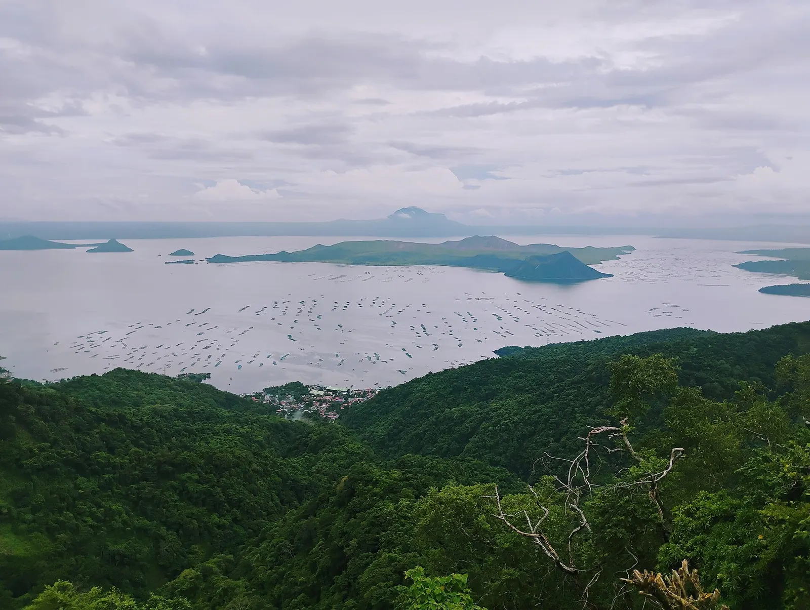 Taal Lake and Volcano, viewed from Tagaytay