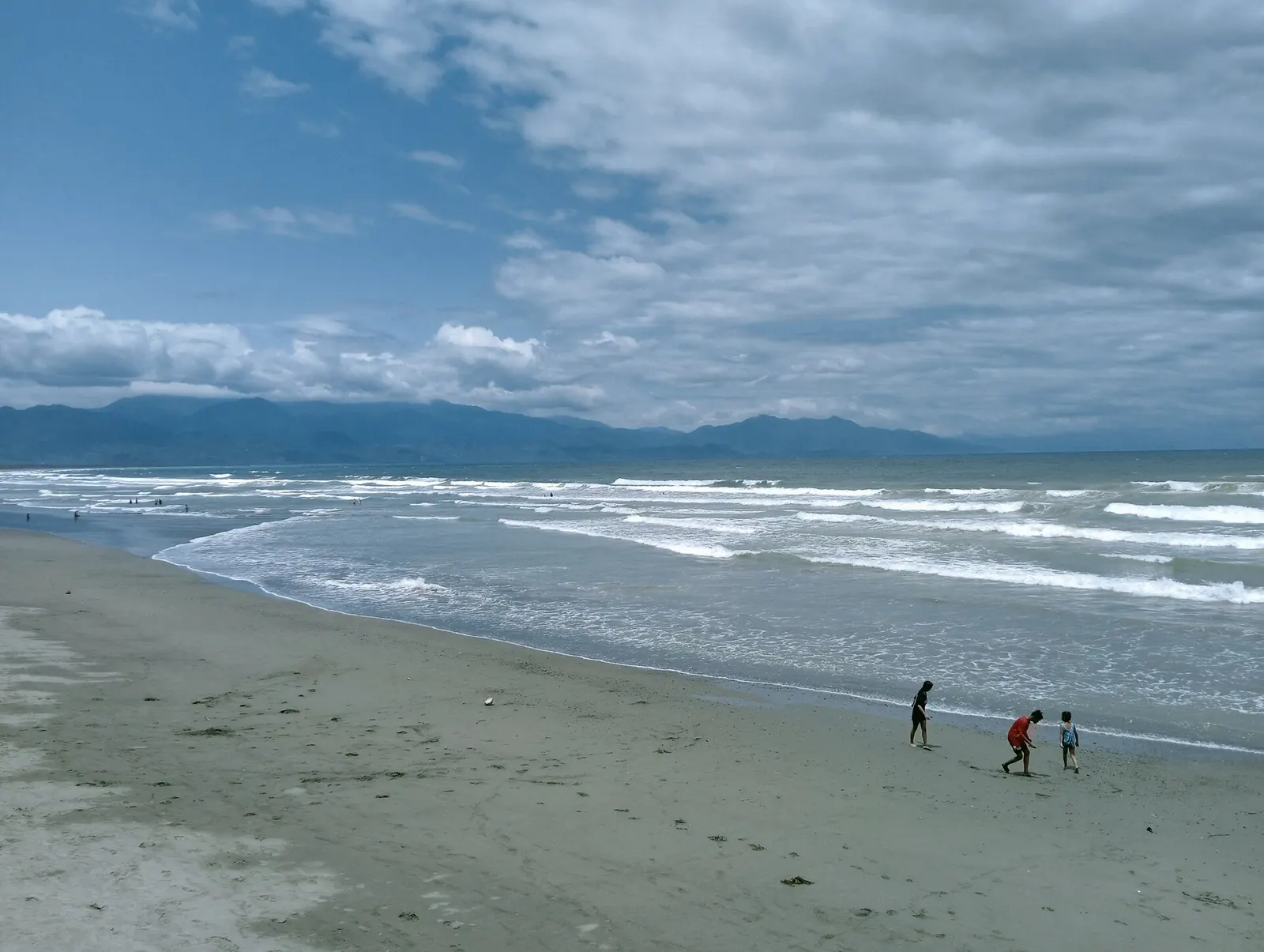 Sabang Beach in Baler, Aurora