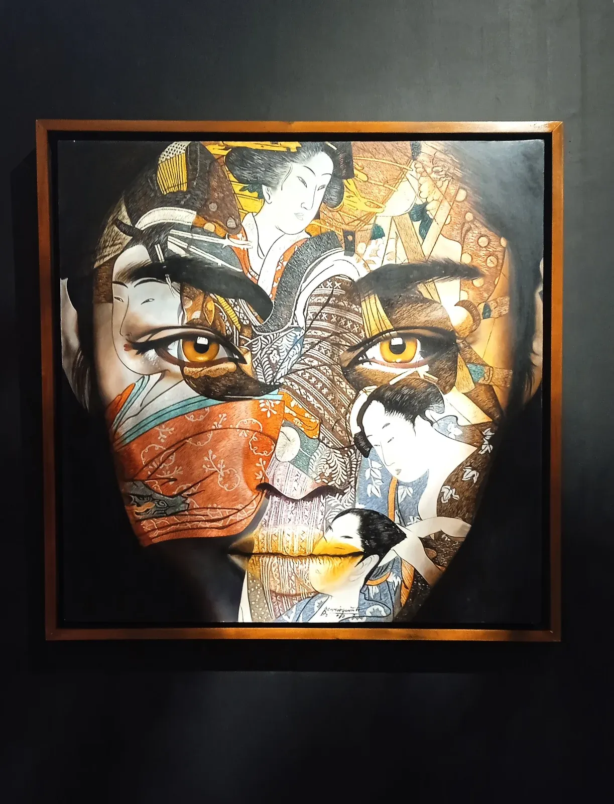 Touches of Japanese aesthetics from those wood block prints