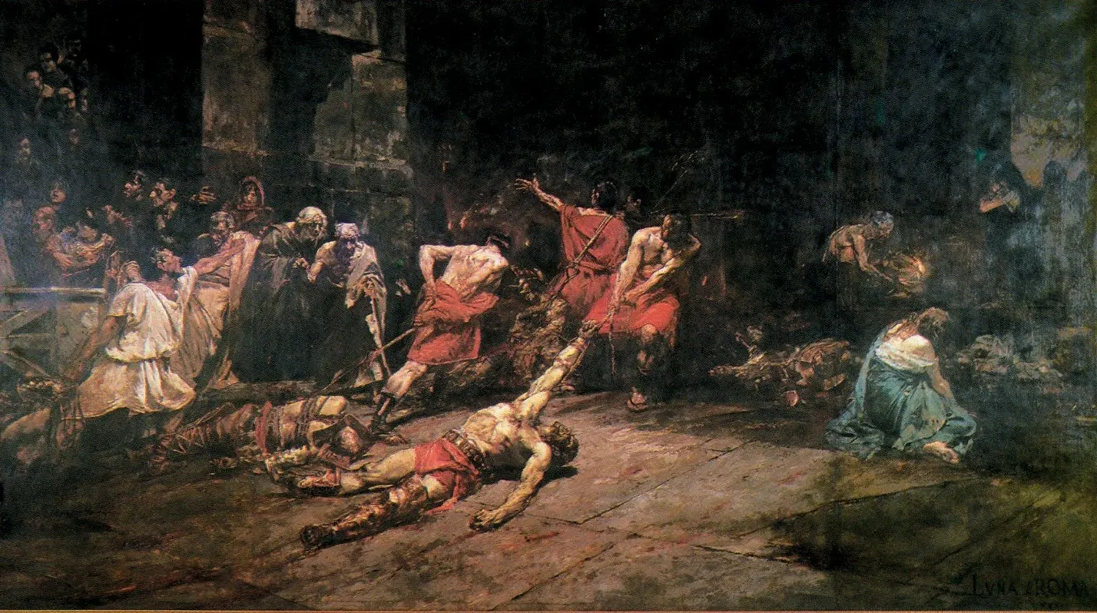 The Spoliarium by Juan Luna y Novicio (1857-1899)